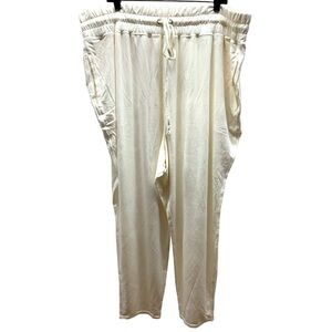 Fabletics Blaine Jogger II White Jogger Sweatpants Size 4X. New With Tags